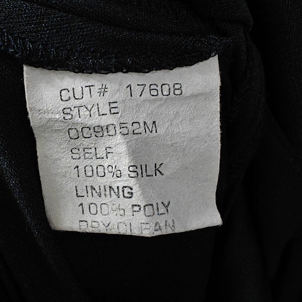 Tadashi Shoji Collection Silk Chiffon Dress Size 2 Black Cocktail Evening - Picture 11 of 11